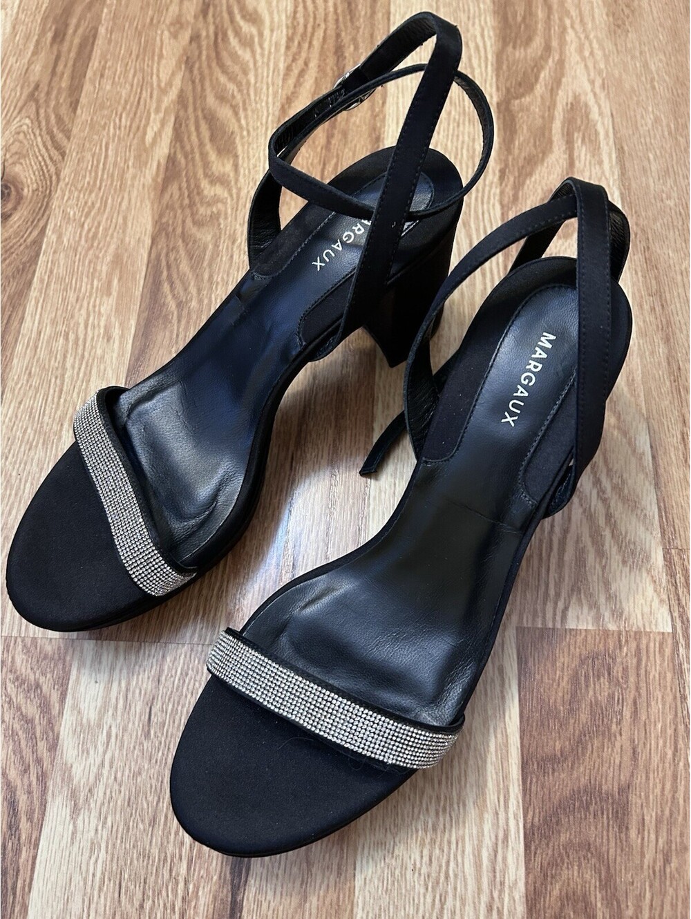 Margaux Black Dress Sandal Heels 39